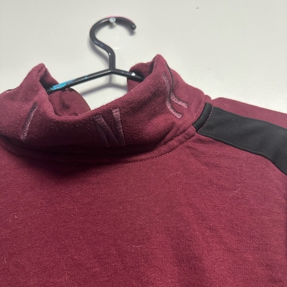 Victoria's Secret Red and Black Oversized Sweatshirt with High Collar - Picture 6 of 7